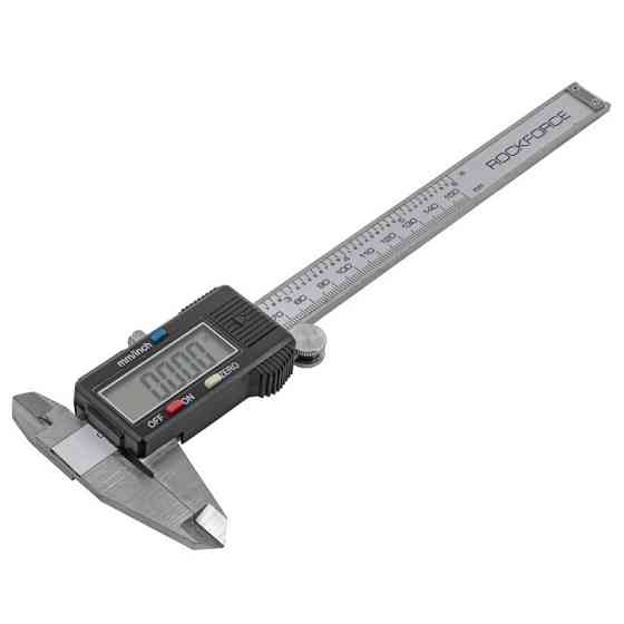 Штангенциркуль електронний (0-150мм, 0.01мм; внутр. Ø, зовн. Ø + глибиномер), в пластиковому футляр Одеса