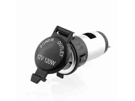 Гнездо под штекер без провода металлическое 12В 120Вт AG-1018Z Харьков