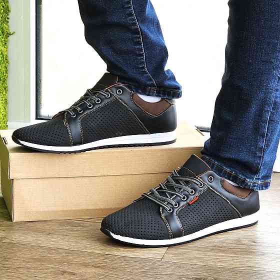 Мужские Мокасины Летние Кроссовки Сеточка Черные (размеры: 40,41,42,43,44,45) Видео Обзор - 14-1 Днепр