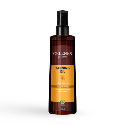 Средство для загара Celenes Tanning Oil Масло 200 мл (7350104249656) Винница - изображение 1
