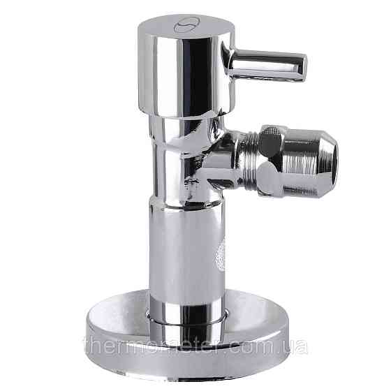 Кран полуоборотный угловой с цангой SOLOMON 1/2″х 3/8″ Lazer 7076 ( 2 шт.) Киев