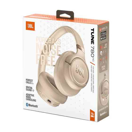 Bluetooth-гарнітура JBL Tune 780NC Beige (JBLT780NCBEG) ( 18672 ) Харків