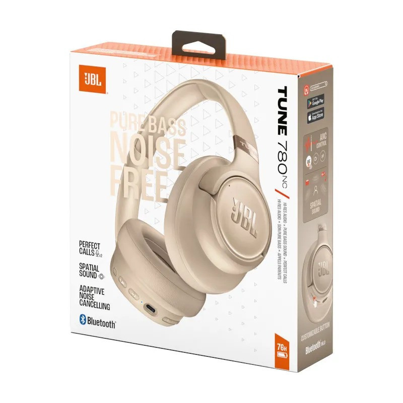 Bluetooth-гарнітура JBL Tune 780NC Beige (JBLT780NCBEG) ( 18672 ) Харків - фото 1