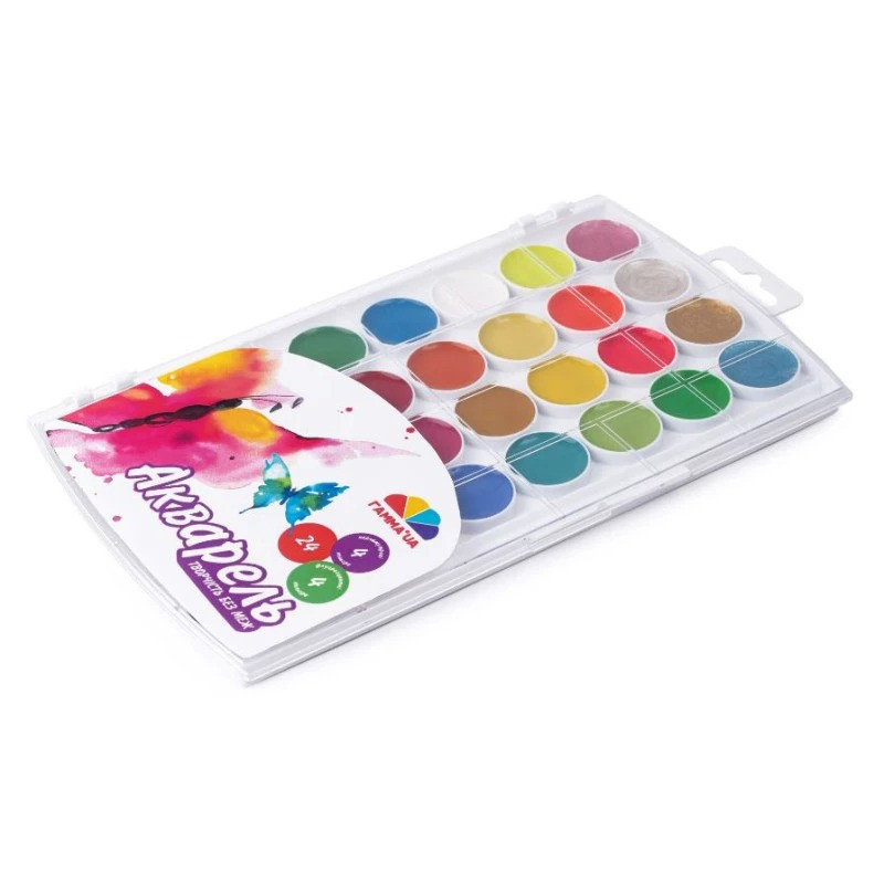 Акварельні фарби "Творчість без меж" 400126, 32 кольори Вінниця - фото 1
