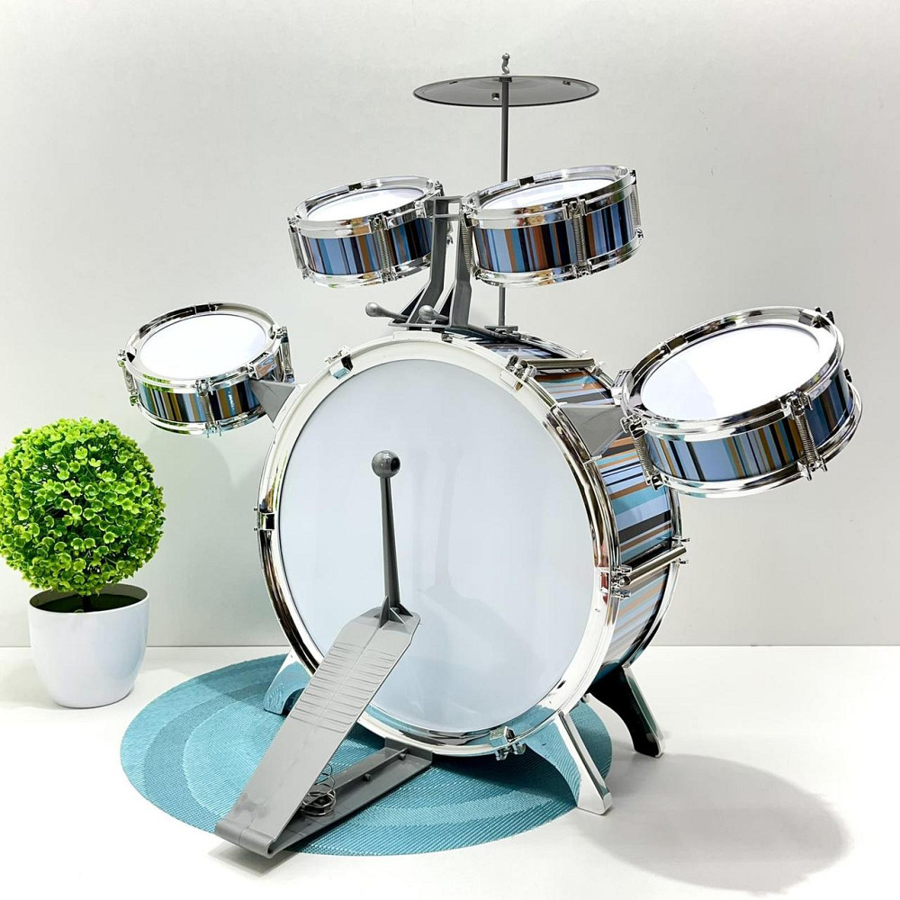 Барабанна установка 5 барабанів з паличками та стільчиком (2042T) Чернигов - изображение 7