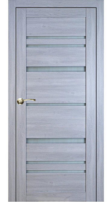 Двері міжкімнатні Порталіно PL-04 санома сіра сатин Київ - фото 1