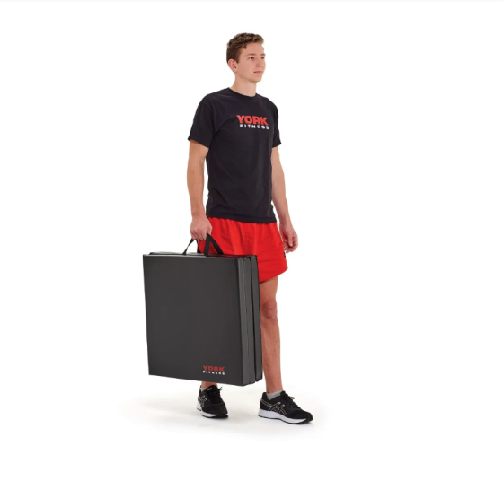 Мат гімнастичний твердий York Fitness 5см чорний Киев