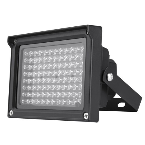 Вуличний інфрачервоний прожектор для камер 96 LED, 60 м, чорний Київ - фото 1