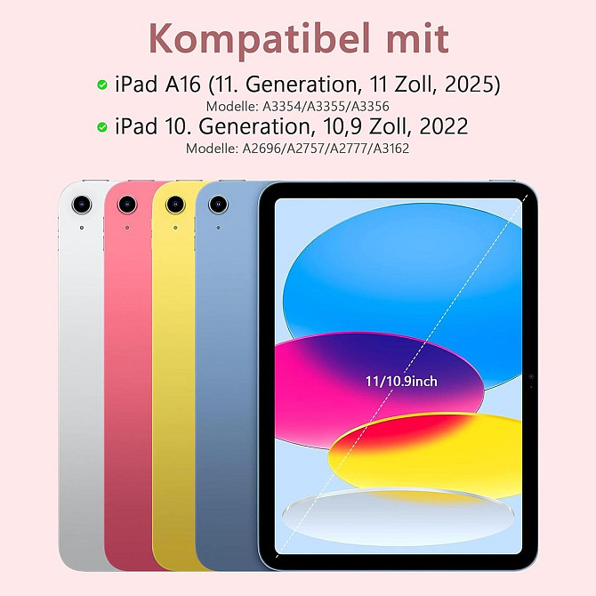 Чехол клавиатура для iPad A16 2025/ iPad 10-го поколения (2022) A2696 / A2757 / A2777 Днепр - изображение 3