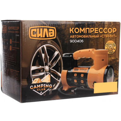 Автомобільний компресор СИЛА СТАНДАРТ з ліхтарем 35л/хв, 7 Атм (900406) Вінниця - фото 9