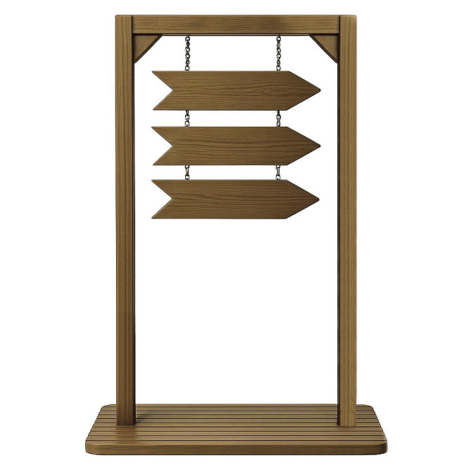 Напольная стрелка-указатель 