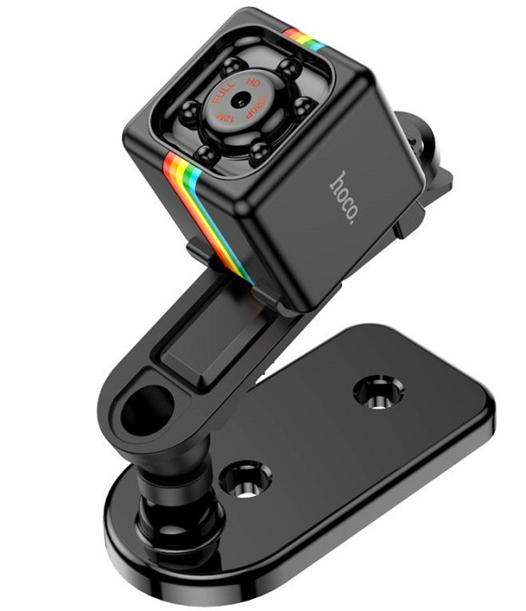 Камера портативна HOCO DI13 1080p, TF, чорна Вінниця - фото 1