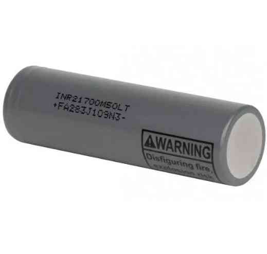 Акумулятор Li-ion 21700 5000mAh INR21700 M50LT 7.2A (Сірий) Київ