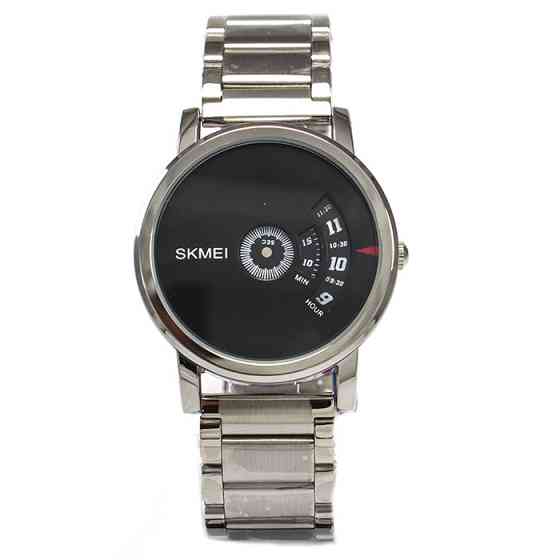 Мужские часы Skmei 1260 оригинальные silver black Винница