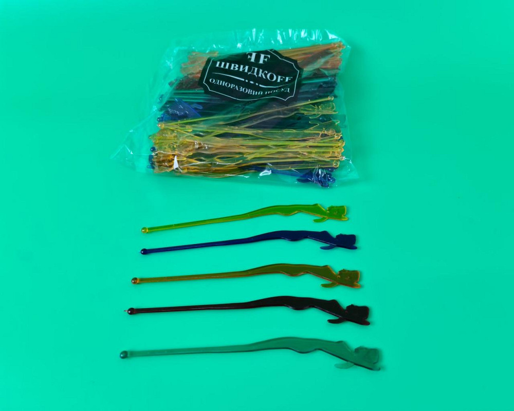 Мешалки пластиковые для коктейтей 