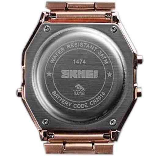 Жіночий наручний годинник Skmei Lolita 1474 Рожеве золото Київ