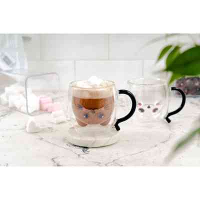 Набір чашок Ardesto Animals BAR 250 мл 2 шт прозорий (AR2625BAR) Вінниця