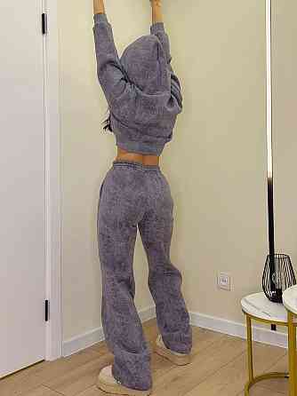 Женский теплый прогулочный костюм двойка турецкая трехнить варенка на флисе Одесса