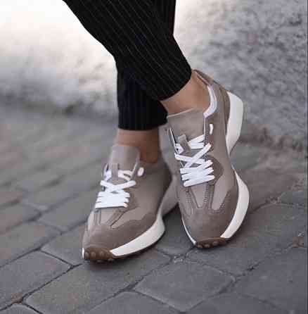 EMELI Кросівки жіночі EMELI 171/5 капучіно (весна-осінь, шкіра+замша натуральна) (4993) Коломия