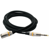 Мікрофонний кабель RockCable Microphone Cable - XLR (m) / TRS Jack 3m (RCL 30383 D6 M BA) Киев - изображение 1