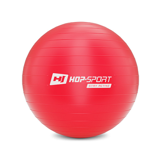 Фітбол Hop-Sport 55см червоний + насос 2020 Київ - фото 3