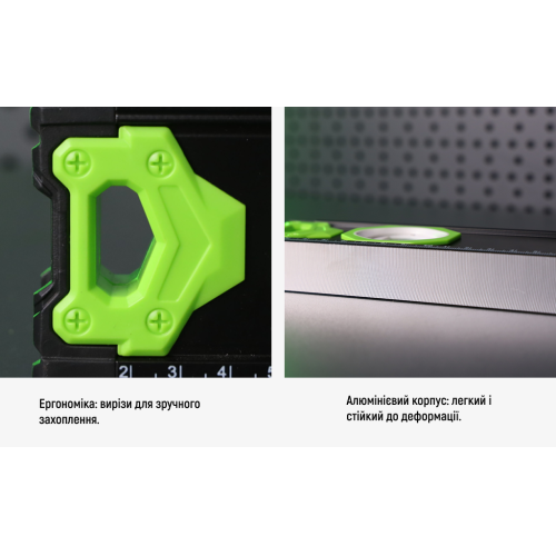 Alloid Pro. Рівень будівельний 40см, 3 капсули з магнітом Одеса