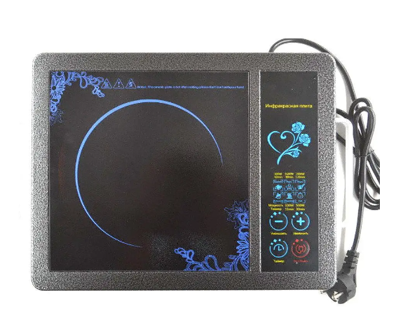 Инфракрасная настольная электроплита Domotec MS-5842 2000Вт — компактная и мощная для быстрой готовки Одесса - изображение 4