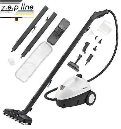 Пароочисник Zepline ZP-00223 3000 Вт з баком 1,2 л, подача пари до 40 г/хв, білий, компактний Київ
