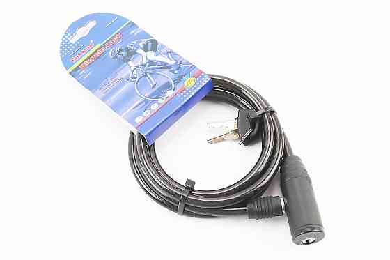 Замок протиугінний тросовий 1500х8мм під ключ, TY414 Київ