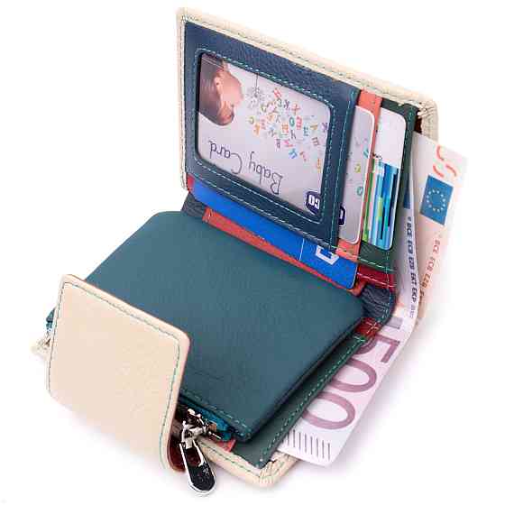 Оригінальне портмоне для жінок із натуральної шкіри ST Leather 19451 Білий Київ