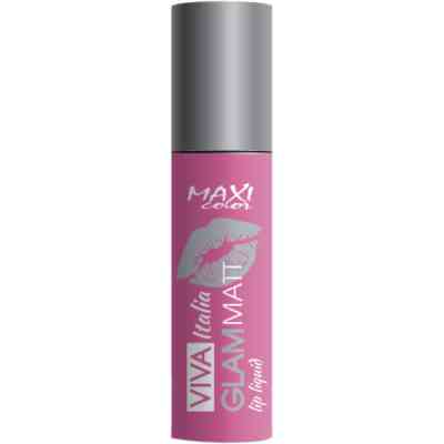 Помада для губ Maxi Color Viva Italia Glam Matt Lip Liquid 06 (4823097114735) Винница