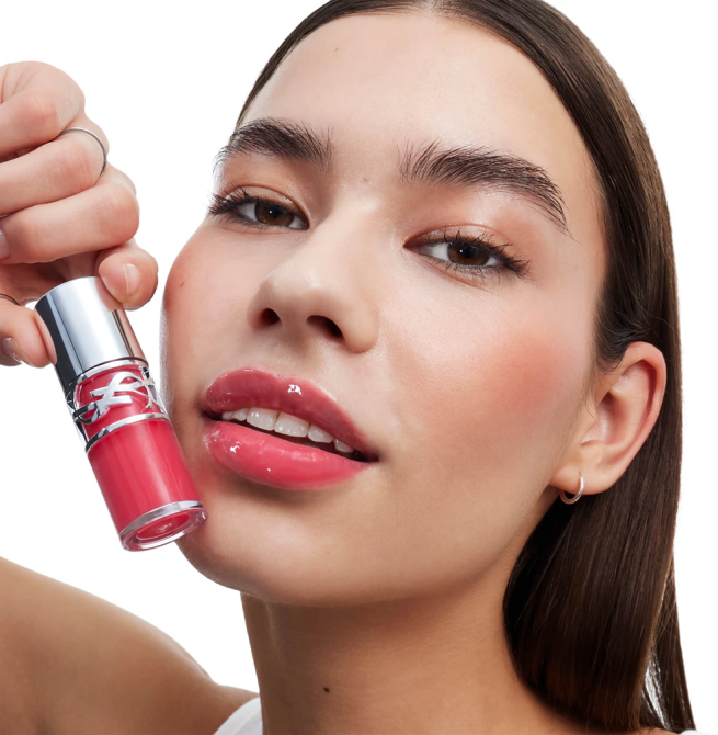 Блеск для губ Yves Saint Laurent Loveshine Plumping Lip Oil Gloss 9 Cherry Flash Славянск - изображение 5