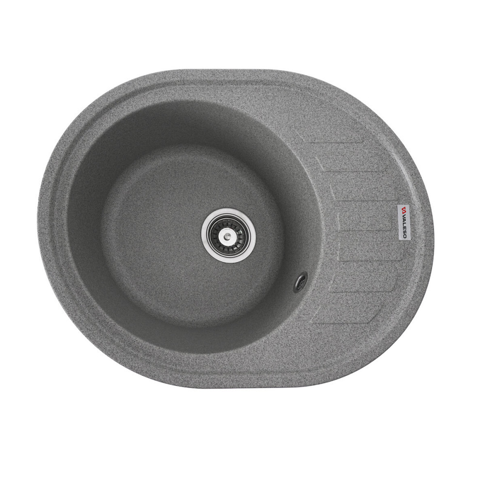VALESO Гранітна мийка для кухні VALESO 6250 SOUL матова Сіра Київ - фото 1