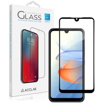 Стекло защитное ACCLAB Full Glue ZTE Blade L220 Black (1283126583346) Винница
