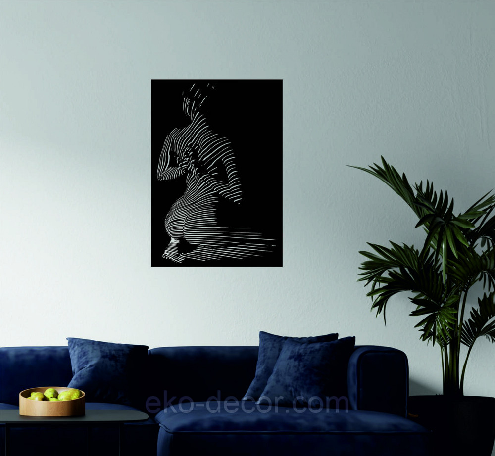 Декоративное настенное Панно «Женское тело», Декор на стену Киев - изображение 1