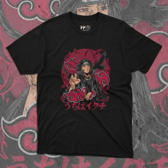 Футболка чоловіча з  принтом Наруто Итачи Учиха 7 Розмір 48 Дніпро
