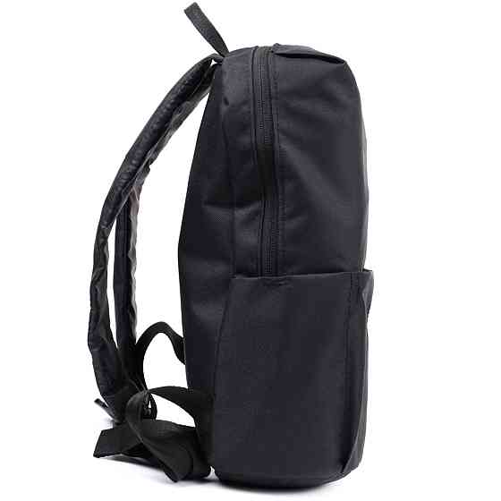 Городской стильный рюкзак из качественного полиэстера Черный (FABRA) Киев