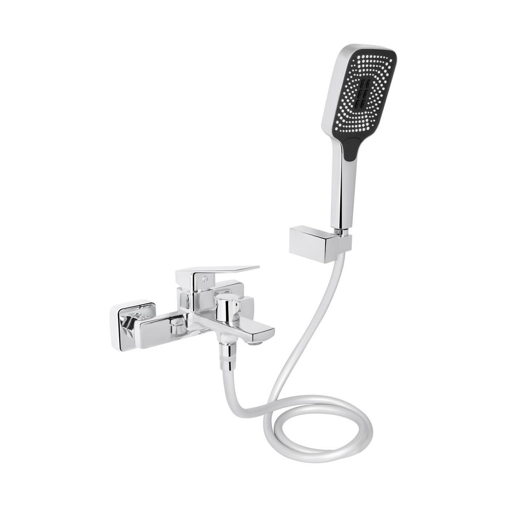 Змішувач для ванни Qtap Capricorn з душовим гарнітуром Chrome (k35) QTCAP3060102C48222 Київ - фото 1