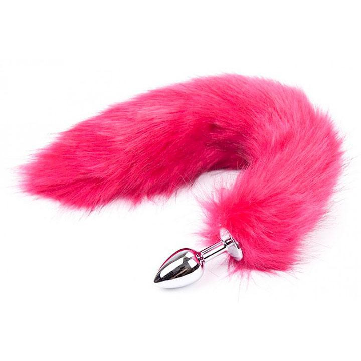 Анальна пробка з лисячим хвостиком - Чорний - Анальні іграшки Вінниця - фото 8