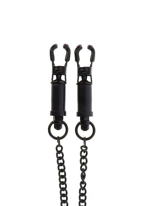 Зажимы на соски Heavy Duty Adjustable Clamps чёрные 52 см TABOOM Sex Aura Киев - изображение 6