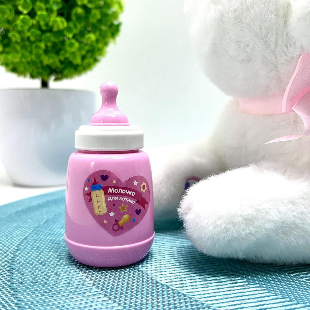 Кішка інтерактивна з котятами TK Group звуки мелодії пісні англійською функція запису голосу сенсорна зона на спинці Біла Чернігів - фото 5