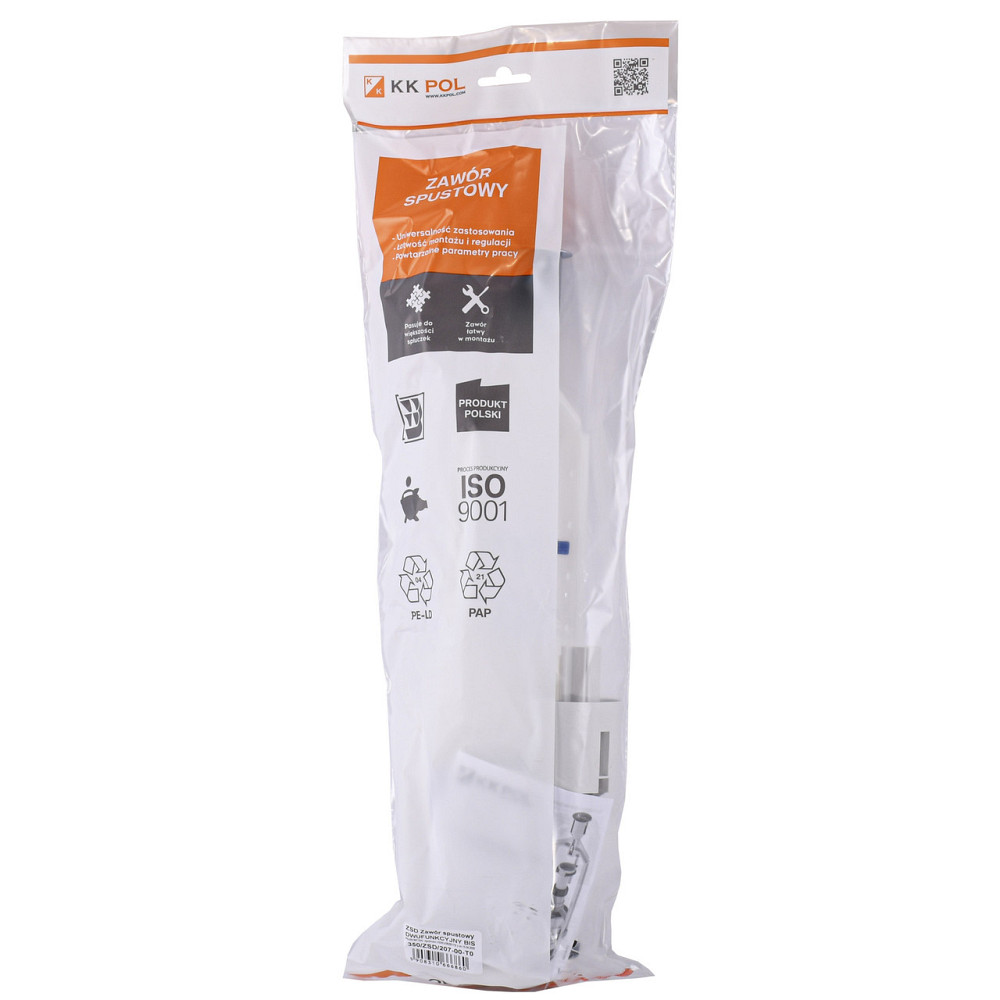 Двухфункціональний зливний клапан K.K.POL ZSD/207, 3/6л BIS (000027480) Київ - фото 4