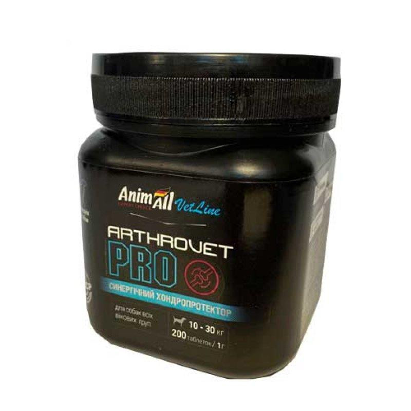 AnimAll VetLine Arthrovet PRO для средних пород собак (1 г х 200 т) Винница - изображение 1