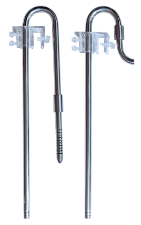 Набір трубок до фільтра SCAPE STAINLESS INOUTLET KIT 12MM (A4060300) Київ - фото 1