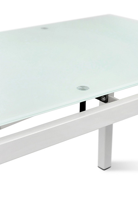 Стіл Венді XS-1025, 80/130*65, білий/білі ноги Київ - фото 6