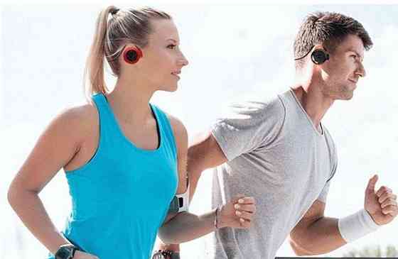 Спортивні бездротові навушники Air Music Bluetooth (чорні.) Харків