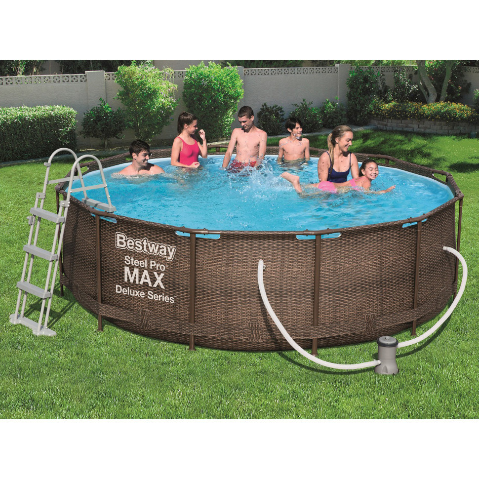 Бассейн каркасный 56709 фильтр-насос, лестница, в коробке Винница - изображение 5