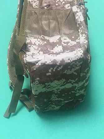 Рюкзак военный тактический песочный пиксель, размер 50*33*20см, 4 кармана спереди и 2 боковых. Мужской рюкзак Киев