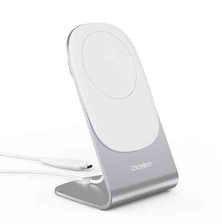 Бездротовий зарядний пристрій Choetech T518-F 15 W + підставка-тримач ( Білий ) Харків