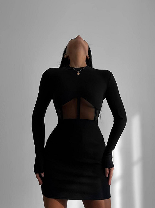 Жіноча чарівна мінісукня з імітацією корсета турецька ангора puma 46/48 Одеса - фото 4